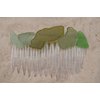 Shades of Nature Sea Glass Hair Comb