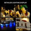 DALDED LED Lighting Kit for Lego Pirates Eldorado Fortress Building, LED Light Compatible with Lego 10320 Building Block Models (Not Include Lego Set)