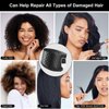 Heat Cap for Deep Conditioning Home Use Hair Steamer for Black Hair SPA Heat Cap for Deep Conditioning 10-Level Quick Heating Hair Steamer for Natural Hair Heating Cap with Timer (Black)