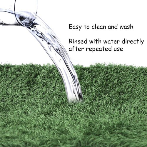 kathson 2pcs Reptile Carpet Terrarium Liner Tortoise Bedding Reptile Substrate Liner Mat Pet Cage Mats Supplies for Lizard Snake Bearded Dragon Gecko Chameleon Turtle Iguana (11.81 X 7.87 in)