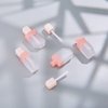 4 Pieces Empty Lip Gloss Tubes Reusable Lip Gloss Containers Ice Cream Shaped Lips Gloss Tube 5 ml Empty Refillable Lips Gloss Bottles DIY Cosmetics Lipstick Containers, Pink