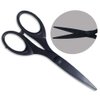 KUTZ (2 Pack) 6.5" (16.5 cm) Long Black Non-stick Scissors | Specialized Coating | Versatile Crafting Tool