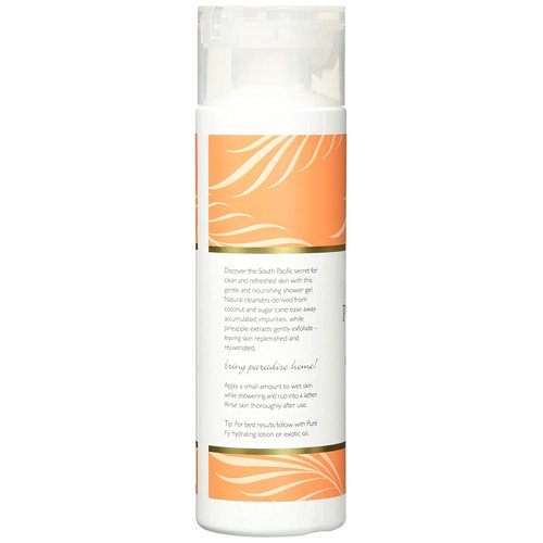 PURE FIJI Coconut Body Wash & Shower Gel - Body Wash For Women and Men Rich Natural Oils for Moisturizing Body& Hair, Bath & Shower Gels for All Type Skin, Mango, 8.5 oz