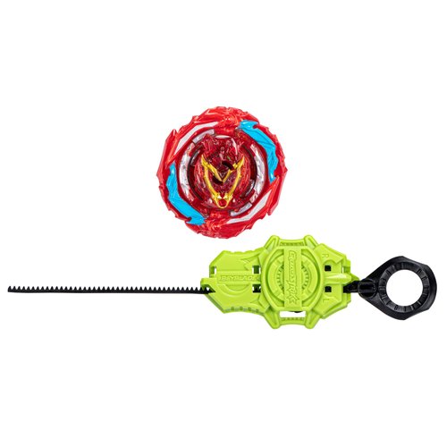 Beyblade Burst QuadStrike Zeal Achilles A8 Spinning Top Starter Pack, Balance/Defense Type Battling Game with Launcher, Kids Toy Set