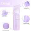3 Pack Root Comb Applicator Bottle, Hair Oil Applicator Bottle, 6 Ounce Hair Dyeing Shampoo Oiling Hair Tools with Graduated Scale (White)