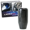 iJDMTOY Glossy Black Real Carbon Fiber Shift Knob Compatible with Most Car 6-Speed, 5-Speed, 4-Speed Manual or Automatic, etc