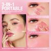 Kyannkara Liquid Blush Makeup Cream Blush For Cheeks Natural Glossy Blush Makeup Velvet Texture(01#)