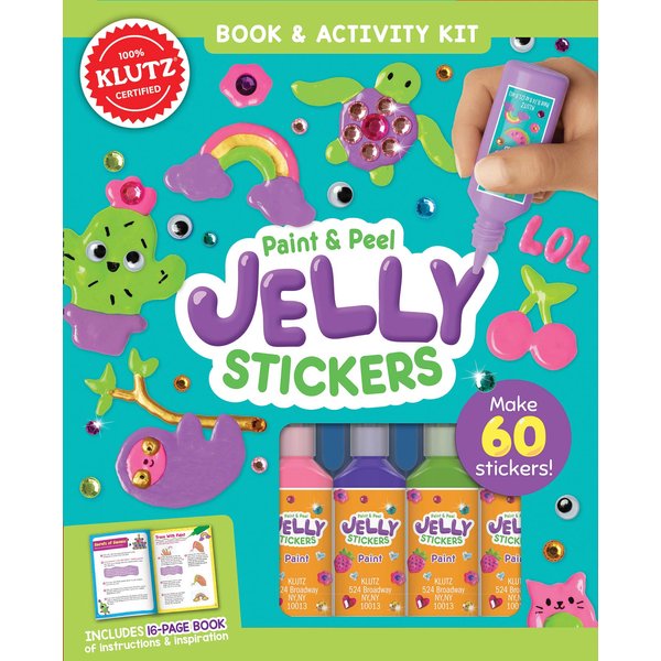 Klutz Paint & Peel Jelly Stickers Craft Kit