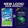 DenTek Triple Clean Advanced Clean Floss Picks, No Break & No Shred Floss, 90 Count, White