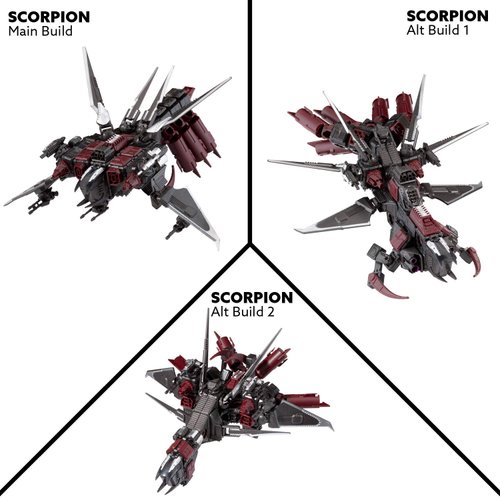 Snap Ships — Scorpion K.L.A.W. Troop Dropper — Construction Toy for Custom Building and Battle Play — Ages 8+