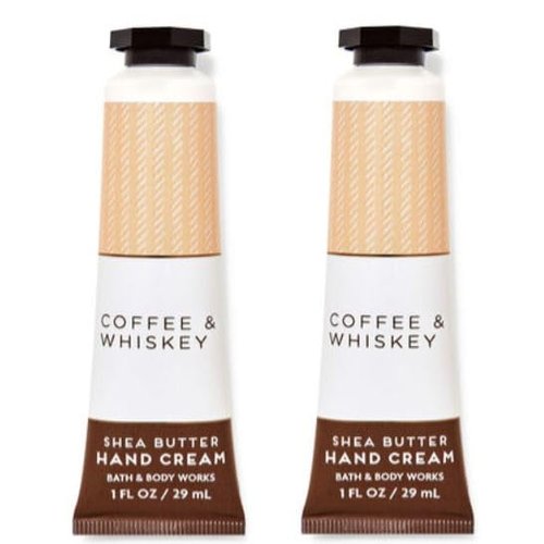 Bath Body Coffee & Whiskey Shea Butter Hand Cream - Set of 2 (1 Oz Each)