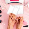 64 Sheets French Tip Nail Guides French Nail Art Stickers Manicure Strips Stickers Self-Adhesive Nail Tips Guides Decals for Edge Auxiliary DIY Decoration Stencil Tools (2456 Pcs)