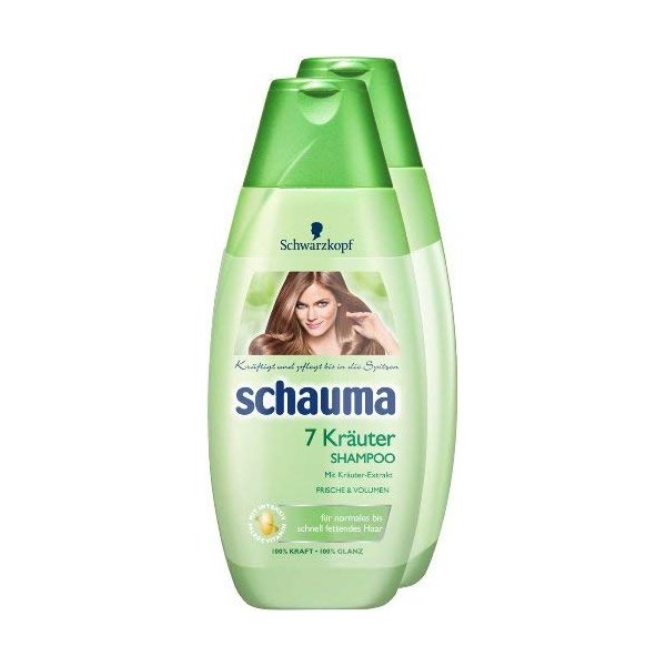 Schauma 7 Herbal Shampoo (2 x 400 ml) by Schauma