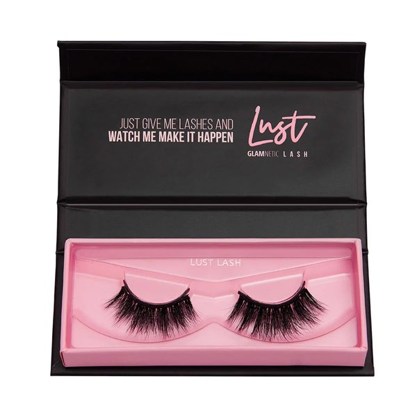 Magnetic Eyelashes | Artificial Magnetic Lashes, Made with Synthetic Faux Mink Fiber, Magnetic Eyelashes Natural Look, Comfortable, Universal size, Reusable Up To 60 Times, 1 Pair (Lust Lash)
