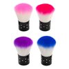 AUEAR, 4 Pack Multicolor Nail Powder Brush Nail Dust Brushes Nail Art Cleaner Brush Nail Art Cleaning Tools for Women and Girls