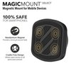 Scosche MMWSM-2PKXCES0 MagicMount Select Magnetic Phone, GPS, or Tablet Suction Cup Car Cell Phone Holder, 360 Degree Adjustable Head, StickGrip Suction Cup Phone Car Mount, Black (Pack of 2)