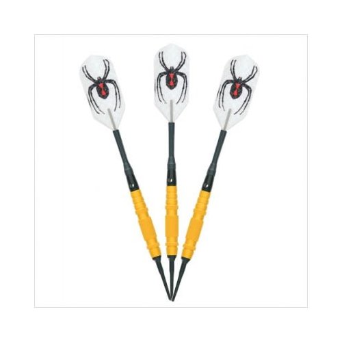 Gold Widow Soft Tip Tungsten Darts Knurled Barrel 16 Gram