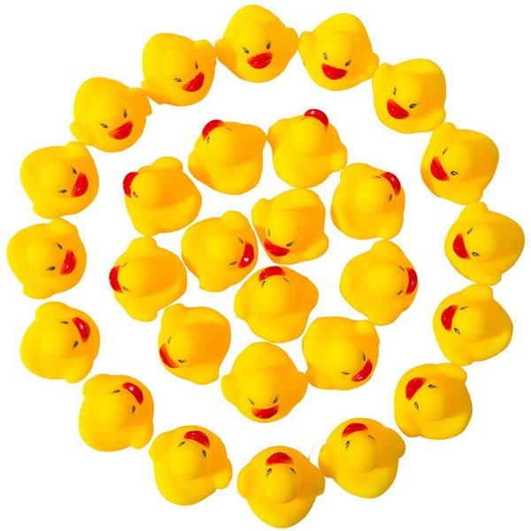 Rubber Ducky Baby Bulk Bath Toy Shower Birthday Party Favors Gift, Set of 50