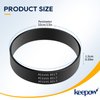 KEEPOW Vacuum Belt for Eureka, Part E0205 Belt for Eureka, Power Speed Vacuum Belts fit for Eureka NEU182B, NEU182A, NEU188A, NEU181, NEU180, NEU180B, NEU182, NEU186, NEU188, 4 Pack