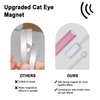 Allstarry 3pcs Nail Magnet Tool Set, Double-head Strong Nail Magnet Stick Hexagon Magic Magnet Wand for 9D Strip Galaxy Magnetic Cat Eye Gel Nail Polish Nail Art Manicure Design Salon Home DIY