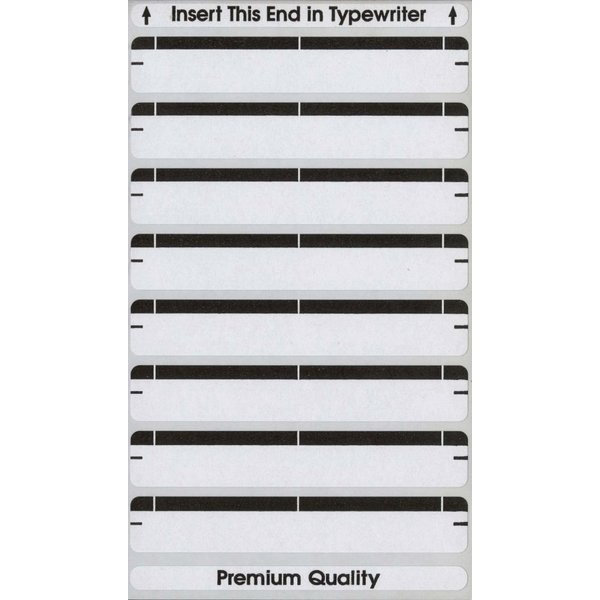 MACO Black File Folder Labels, 9/16 x 3-7/16 Inches, 248 Per Box (FF-L8)