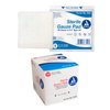 Dynarex Sterile Gauze Pads - Absorbent Cotton Fabric With Folded Edges - Soft, Durable, Individually Wrapped Dressing - 4x4", 12-Ply - Box of 100 Pads