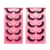 10Pair 3D False eyelash book Cat Eye Look Fluffy Wispy Soft Reusable Makeup Thick Fake Eyelashes(601+628)