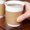 1InTheOffice Corrugated Coffee Cup Sleeves For 10oz 12oz 16 oz (50 Pack)