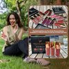 Phoenix Beauty Lip Trio Set: Smudge-Proof Matte Lipstick, Shiny Lip Gloss & Hydrating Lip Oil; 5 Vibrant Shades; Stylish Black Pouch; Jojoba Oil + Vitamin E; Premium Lipstick Set (Scarlet Flame)