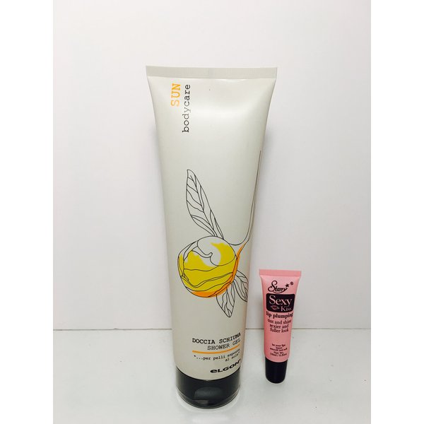 Elgon Sun Bodycare (Solorea) Shower Gel 300ml/10.14ozFree Starry Sexy Lip Plumping Gloss tube 10ml