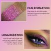 AMY'S DIARY Duochrome MultiChrome Chameleon Liquid Metallic Eyeshadow, High-Impact Multi-Dimensional Finish,Red Yello Silky Smooth and High Pigment Holographic Glitter Eyeshadow Makeup (#06)