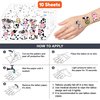 101 PCS Cow Print Farm Animals Temporary Tattoos Themed Birthday Party Decorations Favors Supplies Decor Funny Holy Cow Im One Tattoo Stickers Gifts For Boys Girls Class Prizes Carnival Cartoon
