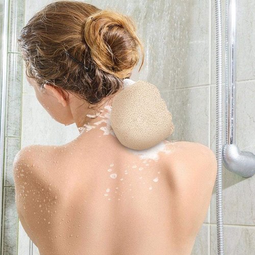 Pack of 3 Bath Shower Gloves Mitts for Exfoliating and Body Scrubber, Bamboo Fiber Bath Spa Shower Scrubber Loofah, Eco Friendly Exfoliating Tool