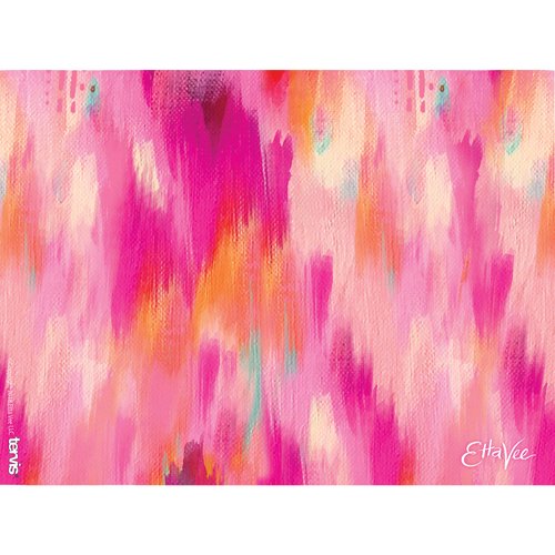 Tervis Etta Vee Pretty Pink Made in USA Double Walled Insulated Tumbler Travel Cup Keeps Drinks Cold & Hot, 24oz, Classic