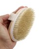 Dry Brushing Body Brush, Natural Bristle Dry Skin Exfoliating Brush Body Scrub for Beautiful Skin, Cellulite Treatment, Lymphatic Drainage, Soften Skin, Blood Circulation Improvement, Medium Strength