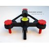 Adjustable Alignment & Leveling Stand for Garmin Approach R10 (Extended Height), Black with Red Knobs, Extended Height: 0.25'' - 2''