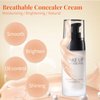 Light Ivory Bb Cream,ANGGREK Laikou Makeup Facial Contouring Liquid Concealer Blemish Blemish Concealer Cosmetics 01 Ivory Very Light BB Cream Japanese for Facial Makeup(Ivory)