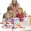 Hummigoo Tea Party Set for Little Girls, Pretend Dessert Food Set for Kids Age 3 4 5 6 7 8 9, Kids Kitchen Pretend Play Dessert Set for Girls Princess Boys