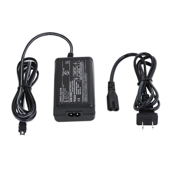 AC DC Adapter Cord Cable Charger for Sony Handycam DCR-SR60 (fit This Model ONLY) Camcorder Video Camera Recorder Compatible Replacement Battery Charging DC-in Power Supply Wall Mains Wire