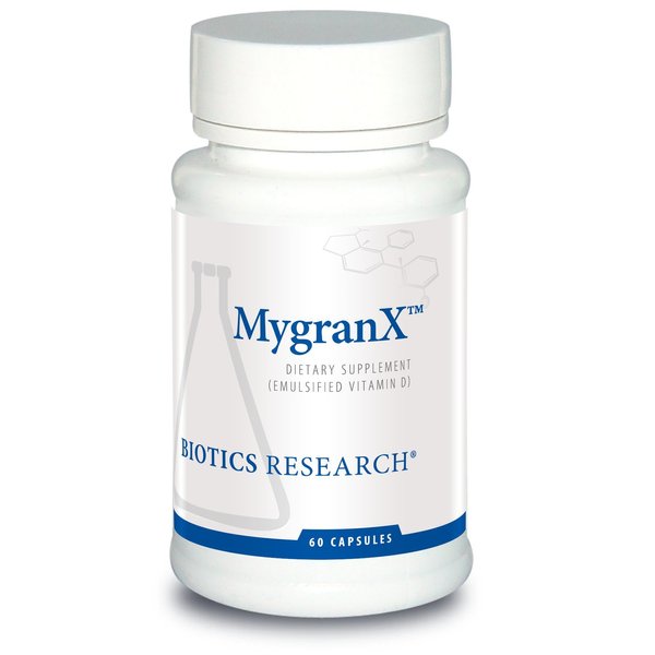 Biotics Research MygranX Neurological Support, Stress Relief Support, Muscle Relaxation, Butterbur, Feverfew 60 Caps