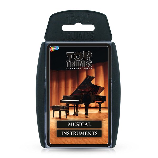 Top Trumps Card Game Musical Instruments - Family Games for Kids and Adults - Learning Games - Kids Card Games for 2 Players and More - Kid War Games - Card Wars - for 6 Plus Kids