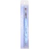 Ivy L 2- Way French Gel Acrylic Nail Art Kolinsky Brush with Dotting Tool for Professional Manicure Cuticle Clean up Nail Art Design (Size # 8, Blue Marble)