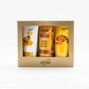 Reshma Beauty Turmeric Gold Skincare Set| Turmeric Face Wash, Turmeric Scrub and Turmeric Lotion | Brightening and Hydrating for All Skin Types | Deep Cleansing and Purifying | Cruelty Free