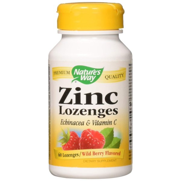 NATURE'S WAY Zinc Lozenges With Echinacea and Vitamin C, 1.35 Pounds