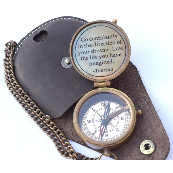 NEOVIVID Compass Graduation Gift, Cool High School Graduation Gifts for Him, Best Graduation Gifts for Guys, College Graduation for A Son, Camping Compass, Boating Compass, Compass Gift, Hikers Man