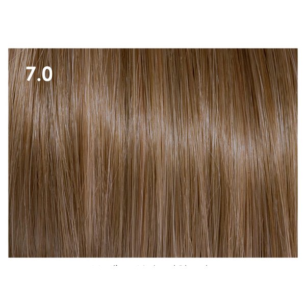 Milano Care Milano Colore – Nourishing Hair Coloring Treatment – Permanent Hair Dye – Hair Color Cream (Peroxide Cream Not Included), 7.0 Medium Natural Blonde, 100ml/3.4 oz