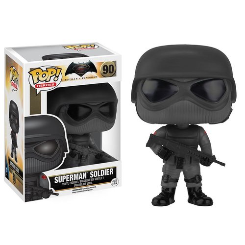 Funko POP Heroes: Batman vs Superman - Superman Soldier Action Figure