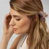 6 Pieces Tortoise Shell Hair Claw Clip for Women 2 Inch Hair Clip Tortoise Hair Medium Banana Claw Clips for Hair French Resin Clamp for Girls, Assorted Design