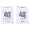Holiday-Themed Snowman Bicycle Playing Cards Set of Decks - Winter Carnival Red & Green for Christmas Card Games & Festive Poker Nights