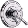Delta Faucet Cassidy 17 Series Dual-Function Shower Handle Valve Trim Kit, Chrome T17097 (Valve Not Included) 3.50 x 7.00 x 3.50 inches